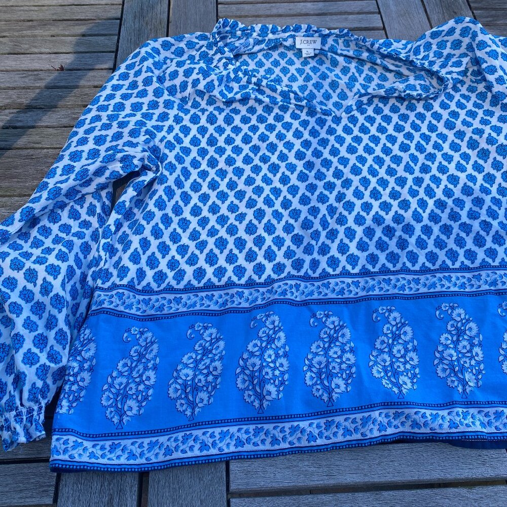 Breezy J Crew cotton top SZ L